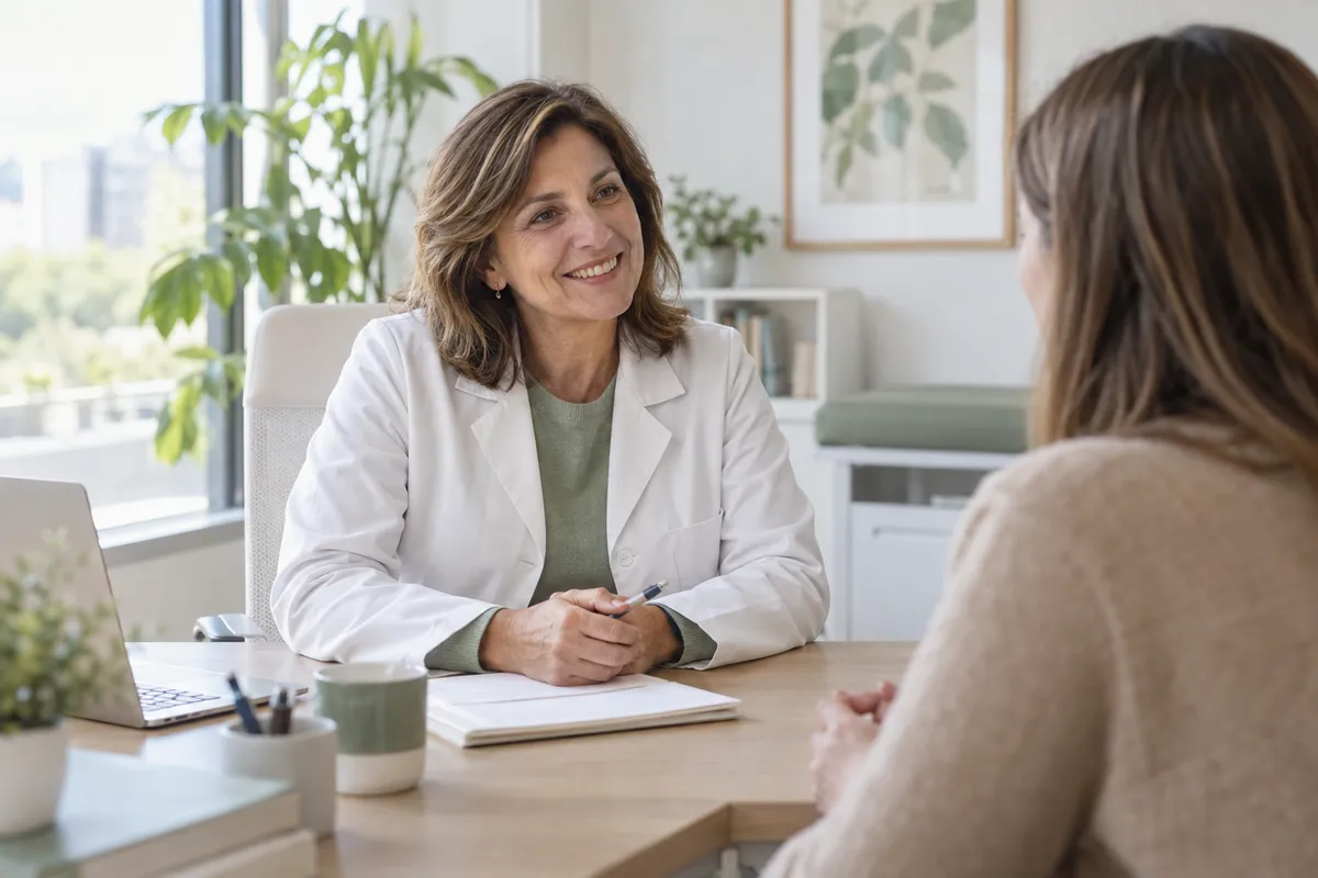 Escena ilustrativa de atención médica; no representa un establecimiento adherido